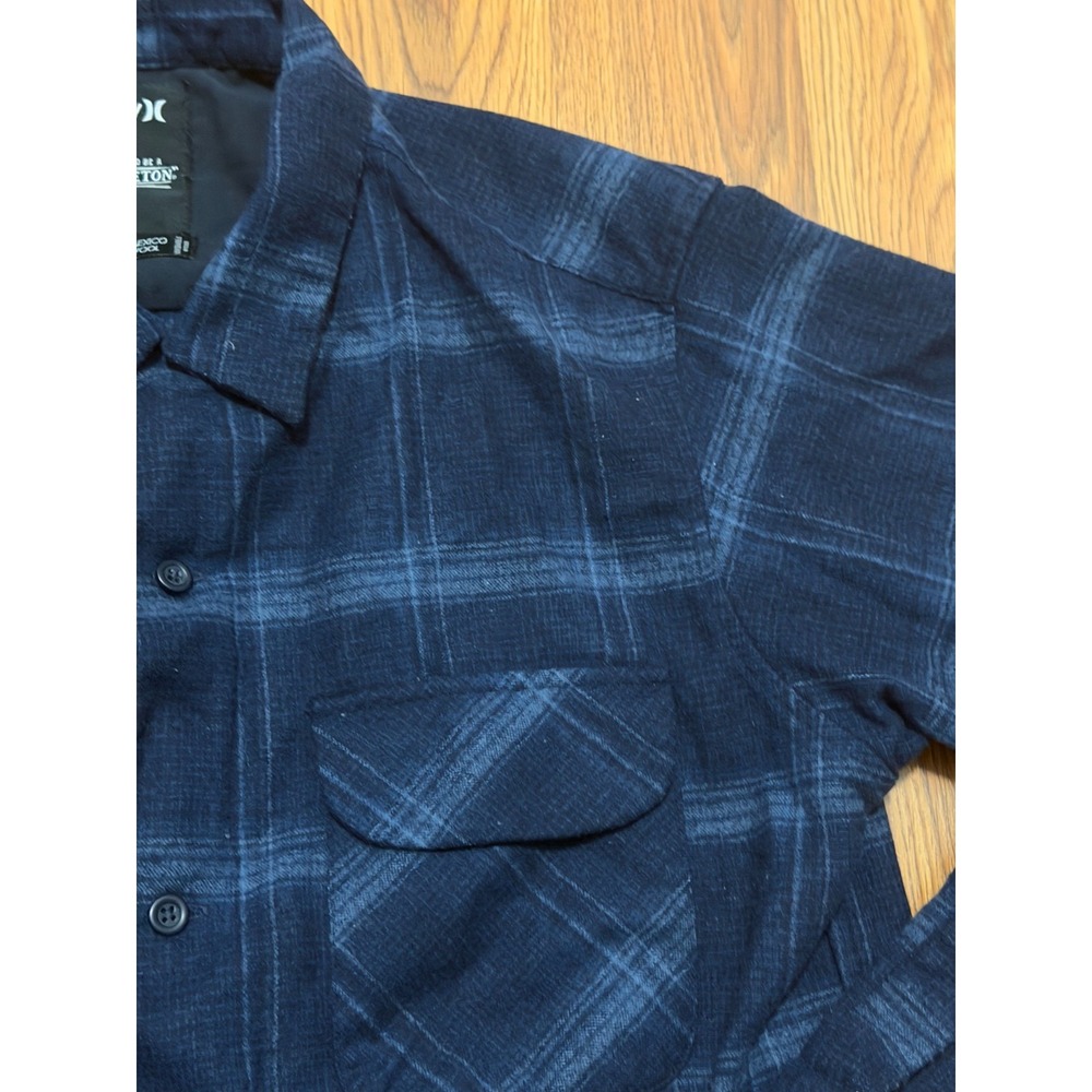 Hurley Pendleton Wool Shirt Jacket Mens Large Plaid Button Front Shacket - Picture 4 of 13